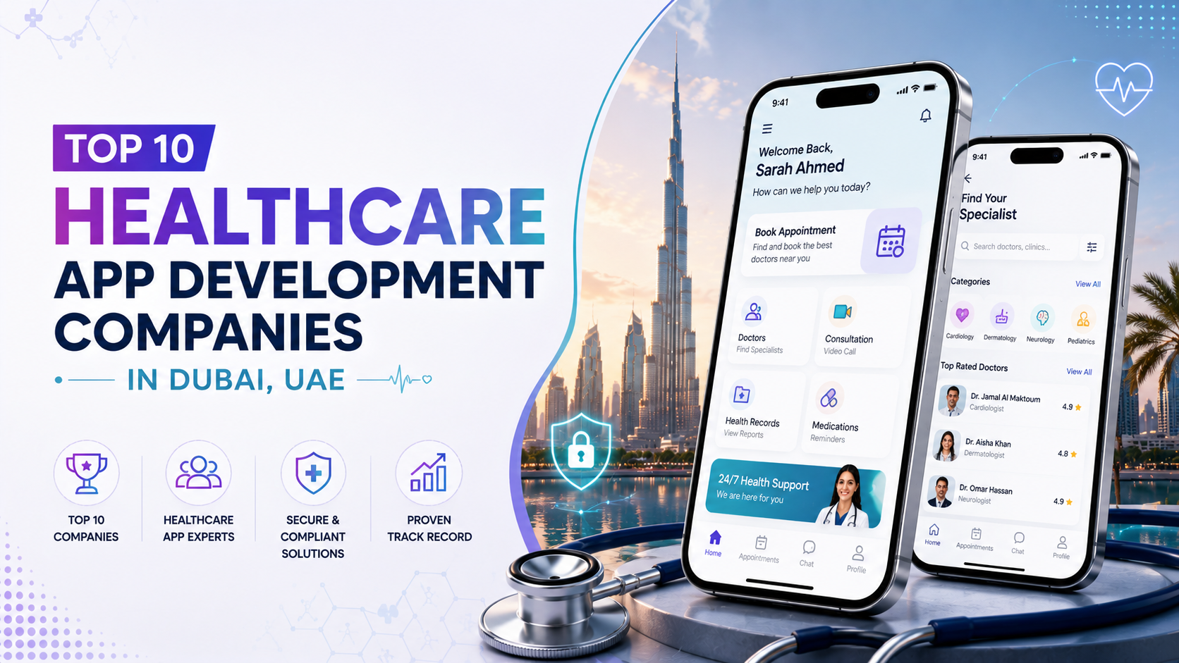 Top 10 Healthcare App Development Companies in Dubai