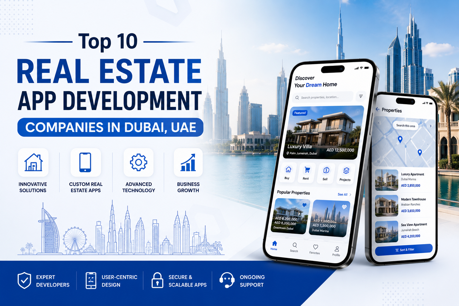 Top 10 Real Estate App Development Companies in Dubai, UAE