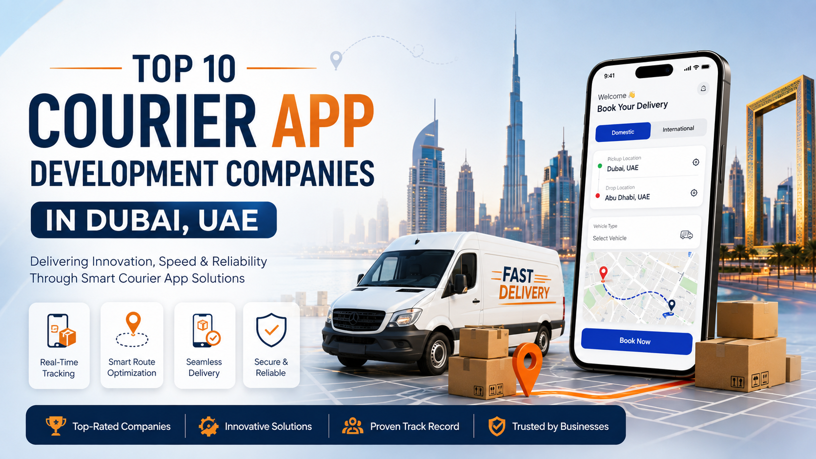 Top 10 Courier App Development Companies in Dubai
