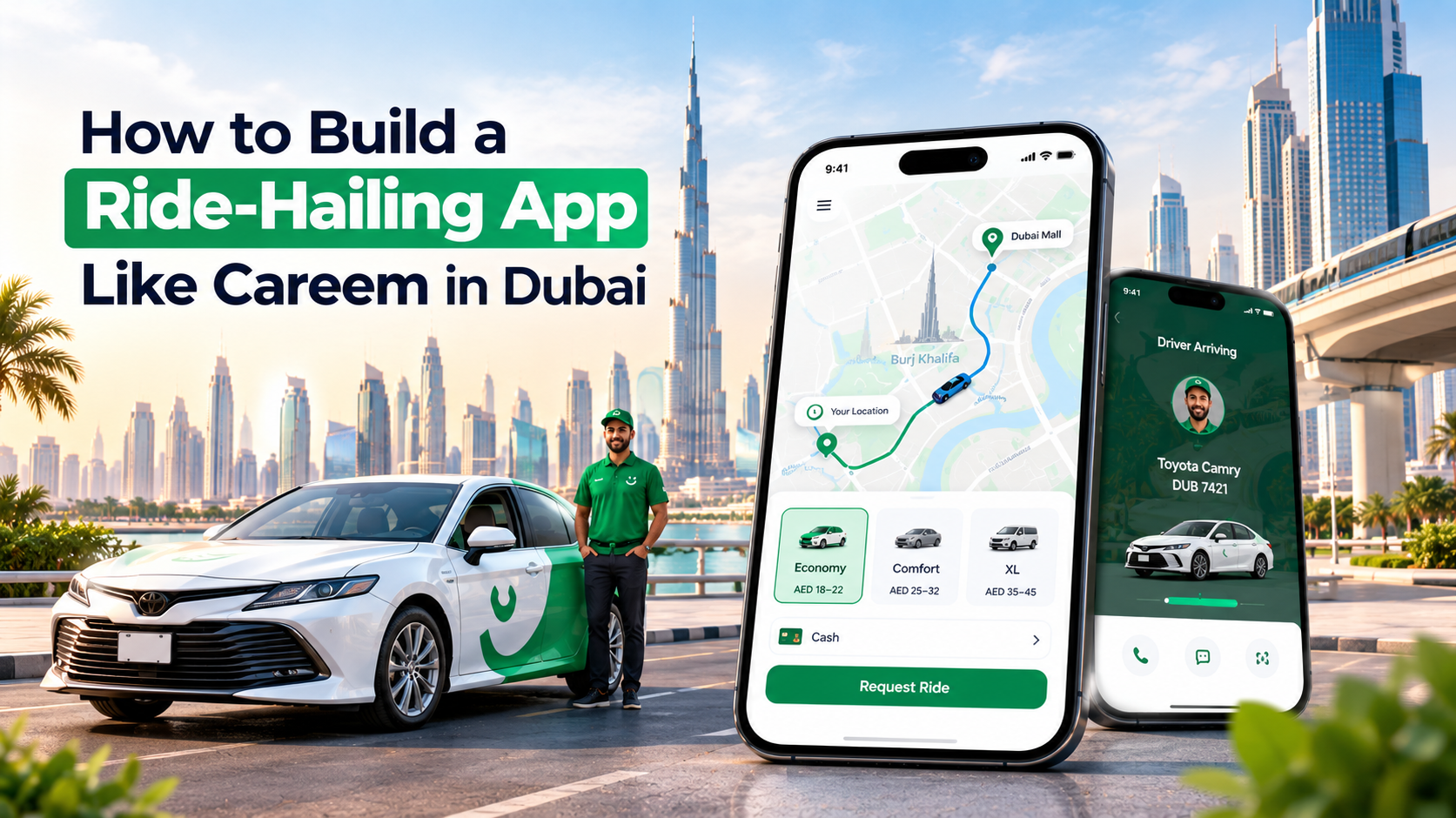 Build a Ride-Hailing App in Dubai